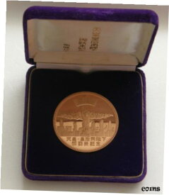 【極美品/品質保証書付】 アンティークコイン コイン 金貨 銀貨 [送料無料] Medal Japanese Emperor & Empress Visit To USA 1975 Copper Commemorative