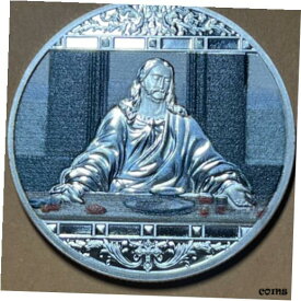 【極美品/品質保証書付】 アンティークコイン コイン 金貨 銀貨 [送料無料] Challenge Medal: The Last Supper commemorative medal in White silver color
