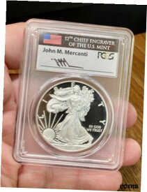 2016-W $1 シルバー イーグル PCGS PR70 FS レタード エッジ メルカンティ シグネチャー 30th Ann2016-W $1 Silver Eagle PCGS PR70 FS Lettered Edge Mercanti Signature 30th Ann