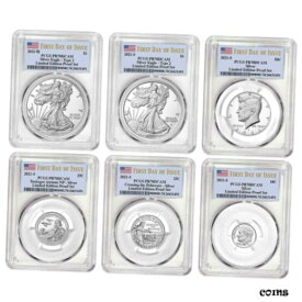 【極美品/品質保証書付】 アンティークコイン 硬貨 2021 Limited Edition Proof American Eagle Collection 6pc Set PCGS PR70DCAM FDOI [送料無料] #oot-wr-010512-721