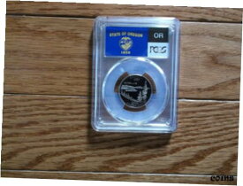 【極美品/品質保証書付】 アンティークコイン コイン 金貨 銀貨 [送料無料] 2005 S 25C Clad Oregon Quarter PCGS PR70DCAM FLAG