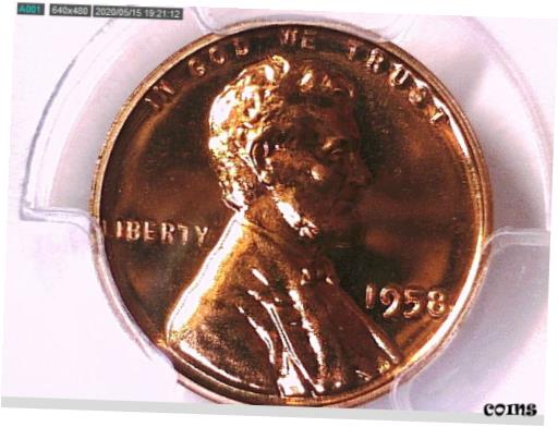アンティークコイン コイン 金貨 銀貨 [送料無料] 1958 Lincoln Wheat Cent PCGS PR 68 RD 35101898 Video