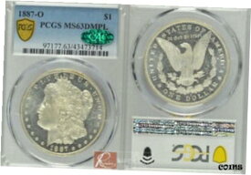 【極美品/品質保証書付】 アンティークコイン 硬貨 1887-O MS63 DMPL PCGS & CAC Morgan $1 [送料無料] #oot-wr-010546-3261