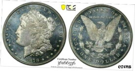 【極美品/品質保証書付】 アンティークコイン 銀貨 1878 8TF "TOP 100 - CRAZY LIPS" PCGS MS63 DMPL * Silver MORGAN Dollar $1 VAM-23 [送料無料] #sot-wr-010574-2695