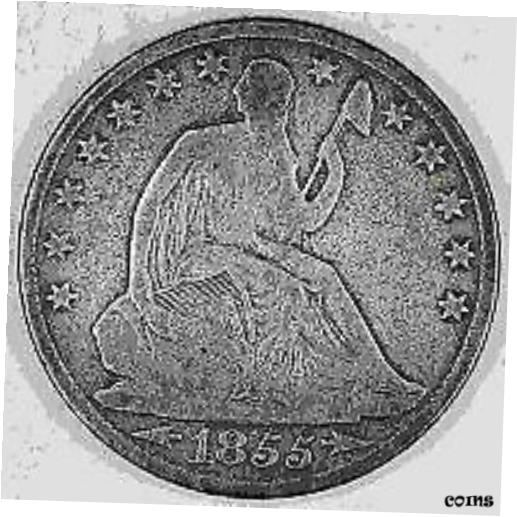アンティークコイン コイン 金貨 銀貨 [送料無料] With Quality Assurance Antique Coin NGC PCGS 1855 O United States Seated Libのサムネイル