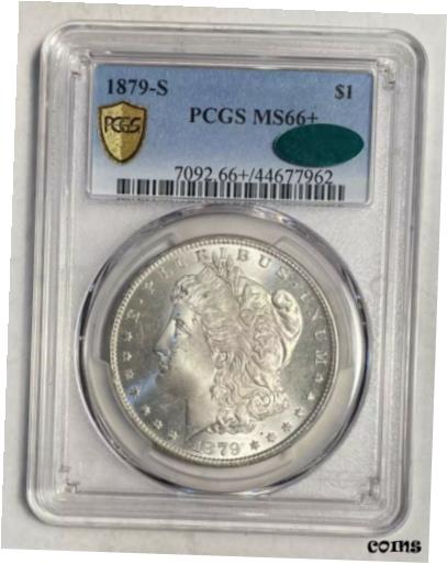 アンティークコイン コイン 金貨 銀貨 [送料無料] 1879 S Morgan Dollar PCGS MS-66+ CACのサムネイル