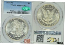 【極美品/品質保証書付】 アンティークコイン 硬貨 1888-O MS64+ PL PCGS & CAC Morgan $1 [送料無料] #oot-wr-010576-1500