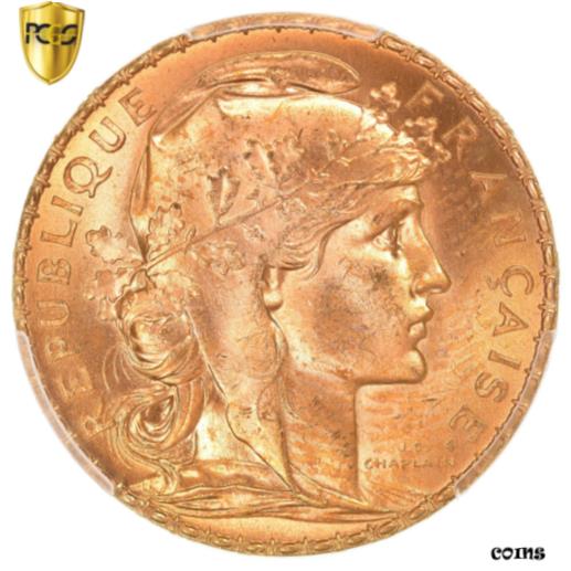 アンティークコイン コイン 金貨 銀貨 [送料無料] [#868622] Coin France Marianne 20 Francs 1912 PCGS MS65 MS(65-70) Goldのサムネイル