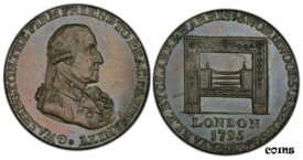 【極美品/品質保証書付】 アンティークコイン 硬貨 Colonial, 1795 1/2P Grate Token, Lg Button, RE, PCGS MS63BN, Ex Bartlett 1979 [送料無料] #oot-wr-010708-466