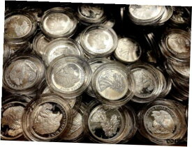 【極美品/品質保証書付】 アンティークコイン コイン 金貨 銀貨 [送料無料] MINI SILVER EAGLE .999 SILVER COIN 1/10th *BEAUTIFUL *brilliant coin in capsule