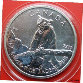 【極美品/品質保証書付】 アンティークコイン コイン 金貨 銀貨 [送料無料] Canada-Canada 5 Dollar 2012 Silver ST-BU #F2539 Wildlife "Puma"-