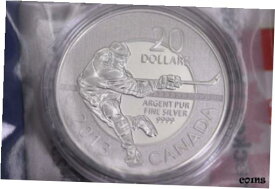 【極美品/品質保証書付】 アンティークコイン コイン 金貨 銀貨 [送料無料] 20 Dollar CANADA 2013 Commemorative Coin "Ice Hockey" 999.9 Silver in Original Packaging-Very Good --