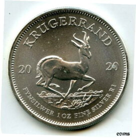 【極美品/品質保証書付】 アンティークコイン コイン 金貨 銀貨 [送料無料] 2020 South Africa 999 Silver 1 oz Krugerrand Coin Suid Afrika Bullion BP111