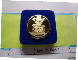 【極美品/品質保証書付】 アンティークコイン コイン 金貨 銀貨 [送料無料] GARFIELD THE CAT BY JIM DAVIS 25 ANNNIVERSARY RARE 999 SILVER GOLD COIN CASE