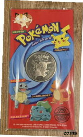 【極美品/品質保証書付】 アンティークコイン コイン 金貨 銀貨 [送料無料] 2001 Niue $1 Pokemon Coin Pikachu #25
