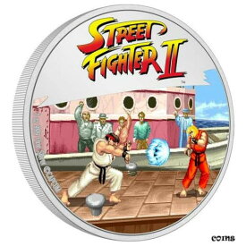 【極美品/品質保証書付】 アンティークコイン コイン 金貨 銀貨 [送料無料] 2021 Niue $2 - Street Fighter II Arcade - New Zealand Mint (1oz Silver)