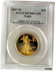 【極美品/品質保証書付】 アンティークコイン 金貨 2007-W $25 Gold EAGLE Coin - PCGS PR70DCAM [送料無料] #gct-wr-010886-3138