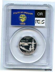 【極美品/品質保証書付】 アンティークコイン コイン 金貨 銀貨 [送料無料] 2005 S 25C Silver Oregon Quarter PCGS PR70DCAM
