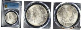 【極美品/品質保証書付】 アンティークコイン 硬貨 1887 $1 MS67 PCGS PQ-MORGAN DOLLAR [送料無料] #oot-wr-010923-1107