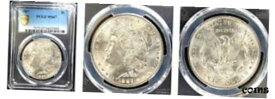 【極美品/品質保証書付】 アンティークコイン 硬貨 1887 $1 MS67 PCGS PQ-MORGAN DOLLAR [送料無料] #oot-wr-010923-915
