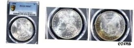 【極美品/品質保証書付】 アンティークコイン 硬貨 1886 $1 MS67 PCGS-PQ-MORGAN DOLLAR [送料無料] #oot-wr-010923-944