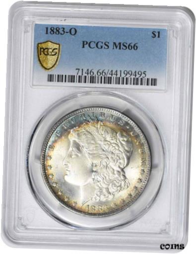 アンティークコイン コイン 金貨 銀貨 [送料無料] 1883-O Morgan Silver Dollar MS66 PCGSのサムネイル