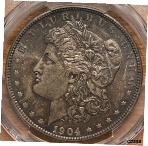 アンティークコイン コイン 金貨 銀貨 [送料無料] 1904 $1 Morgan Dollar PCGS MS64のサムネイル
