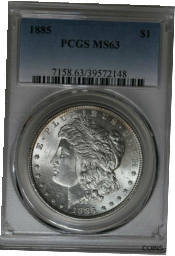 アンティークコイン 銀貨 1885 $1 PCGS MS63 Morgan Silver Dollar [送料無料] #sot-wr-010998-4045