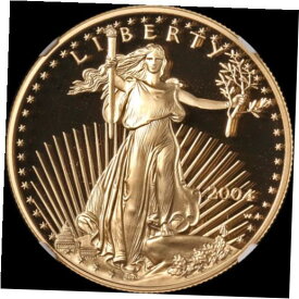 【極美品/品質保証書付】 アンティークコイン 金貨 2004-W Gold American Eagle $50 NGC PF70 Ultra Cameo Brown Label - STOCK [送料無料] #got-wr-011000-11