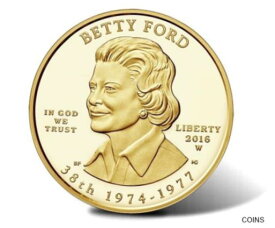 【極美品/品質保証書付】 アンティークコイン 金貨 2016-W $10 Gold First Spouse - Betty Ford EARLY RELEASE ER -PF70 Ultra cameo [送料無料] #gof-wr-011000-153