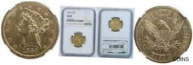 【極美品/品質保証書付】 アンティークコイン 金貨 1869-S $5 Gold Coin NGC AU-55 [送料無料] #gct-wr-011000-8961