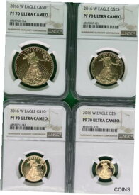 【極美品/品質保証書付】 アンティークコイン 金貨 Lot of two 2016-W American Gold Eagle Set NGC PF70 Ultra Cameo*U.S. [送料無料] #got-wr-011000-2872