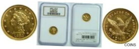 【極美品/品質保証書付】 アンティークコイン 金貨 1883 $2.50 Gold Coin NGC AU-58 [送料無料] #gct-wr-011004-7980