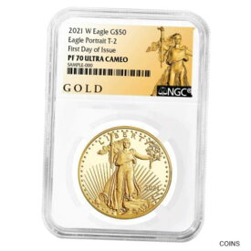 【極美品/品質保証書付】 アンティークコイン 金貨 2021-W Proof $50 Type 2 American Gold Eagle 1 oz NGC PF70UC FDI ALS Label [送料無料] #got-wr-011004-4050