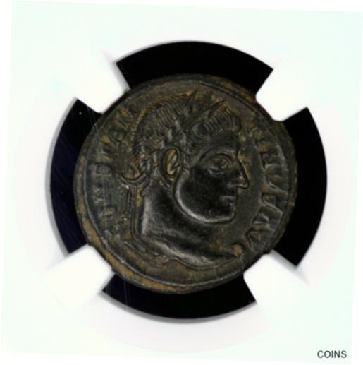  アンティークコイン コイン 金貨 銀貨  [送料無料] Roman Empire Constantine I 323-324 AD AE3 BI Nummus Siscia AU 5-3 Tone Rare