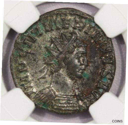  アンティークコイン コイン 金貨 銀貨  [送料無料] 283-284 AD Roman Empire Numerian BI Aurelianianus Lugdunum NGC Ch XF B-10