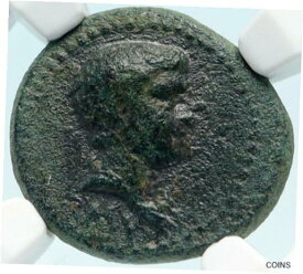 BRITANNICUS または NERO as Caesar 本物の古代 50AD ローマコイン NIKE NGC i83578BRITANNICUS or NERO as Caesar Authentic Ancient 50AD Roman Coin NIKE NGC i83578