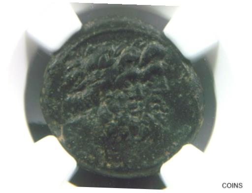  アンティークコイン コイン 金貨 銀貨  [送料無料] AE21 from Seleucia and Pieria, Tyche reverse 148-147 BC NGC XF 4006