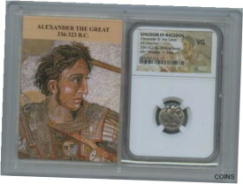 【極美品/品質保証書付】 アンティークコイン コイン 金貨 銀貨 [送料無料] Alexander III The Great 336-323 BC Lifetime AR Drachm NGC VG 10 Story Vault