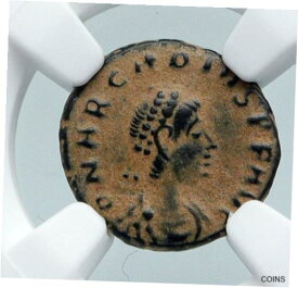 【極美品/品質保証書付】 アンティークコイン コイン 金貨 銀貨 [送料無料] ARCADIUS 388AD OLD Ancient VINTAGE Roman Coin VICTORY Angel Captive NGC i89539