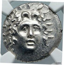 【極美品/品質保証書付】 アンティークコイン 銀貨 RHODES Greek Island Off Caria Authentic Ancient Silver Ancient Coin NGC i88879 [送料無料] #sct-wr-011041-5248