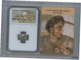 【極美品/品質保証書付】 アンティークコイン コイン 金貨 銀貨 [送料無料] Alexander III The Great 336-323 BC Posthumous Drachm NGC F12 Story Vault