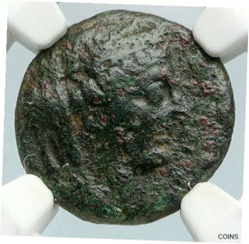 【極美品/品質保証書付】 アンティークコイン コイン 金貨 銀貨 [送料無料] APAMEIA in SELEUKIS PIEREA Authentic Ancient 74BC Greek Coin DEMETER NGC i89766