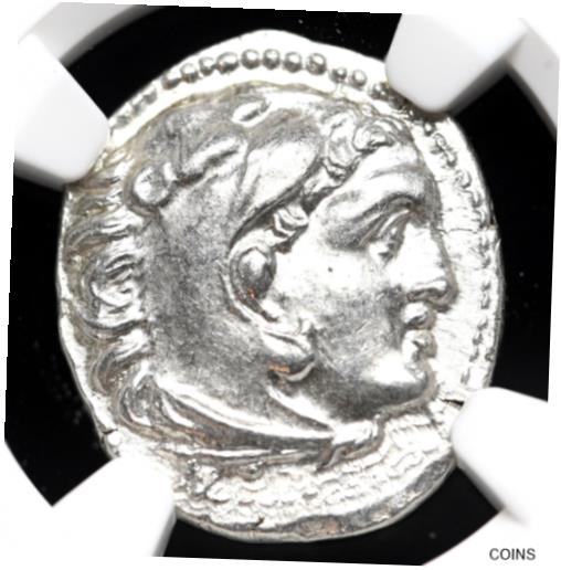 アンティークコイン コイン 金貨 銀貨 [送料無料] KINGS of MACEDON. Alexander III ´the Great´ 336-323 B.C. Silver Drachm NGC Ch XF