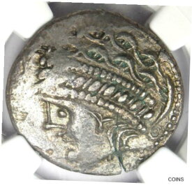 【極美品/品質保証書付】 アンティークコイン コイン 金貨 銀貨 [送料無料] Celts Noricum AR Tetradrachm Samobor Horse Coin 100 BC - Certified NGC XF (EF)