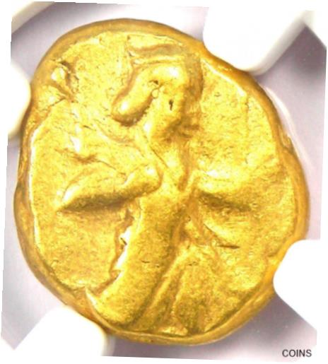 アンティークコイン コイン 金貨 銀貨 [送料無料] Achaemenid Empire Hero King AV Gold Daric Coin 400 BC. Certified NGC Fine