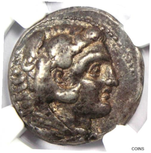  アンティークコイン コイン 金貨 銀貨  [送料無料] Alexander the Great III AR Tetradrachm Macedon Coin 336 BC Certified NGC VF