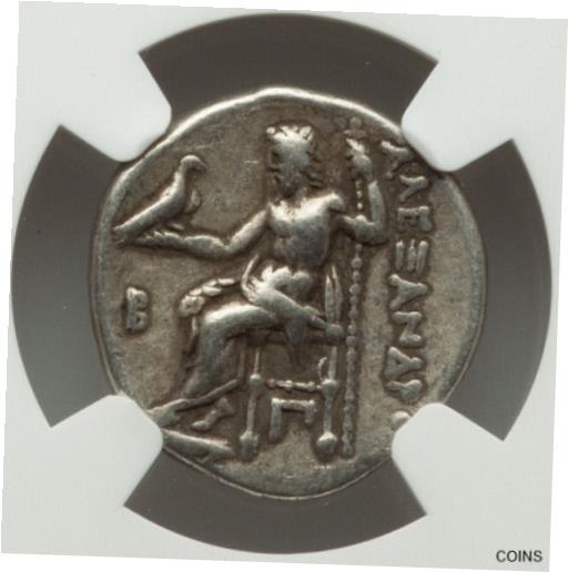  アンティークコイン コイン 金貨 銀貨  [送料無料] NGC VF Alexander the Great III 336-323 BC Kingdom of Macedon AR Drachm Coin