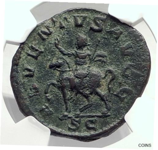 アンティークコイン コイン 金貨 銀貨 [送料無料] PHILIP I the ARAB Authentic Ancient 248AD Rome Sestertius Roman Coin NGC i72934のサムネイル
