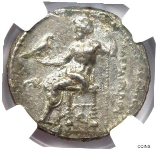  アンティークコイン コイン 金貨 銀貨  [送料無料] Alexander the Great III AR Tetradrachm Coin 336 BC Certified NGC Choice Fine